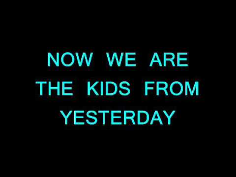 THE KIDS FROM YESTERDAY lyrics My Chemical Romance - YouTube