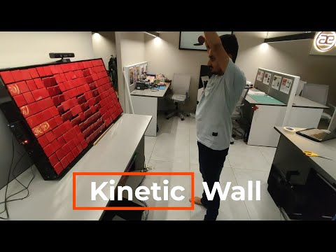Interactive Kinetic Wall Powered by Raspberry Pi | Demo