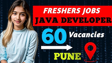60+ Vacancies in Pune ✅ Java Developer | Freshers Apply Now 🔥 | #pune #itjobs