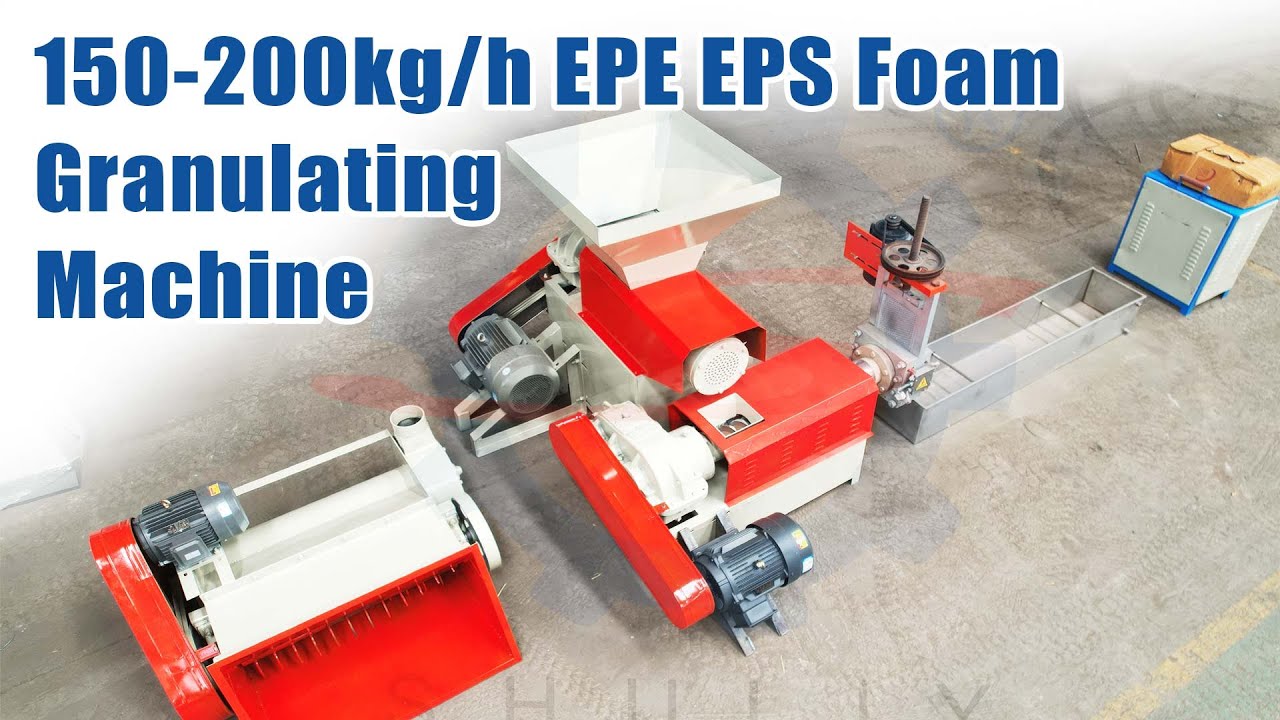 聚苯乙烯泡沫塑料可以回收利用吗？ EPE EPS/保丽龙回收机造粒机造粒机为您服务