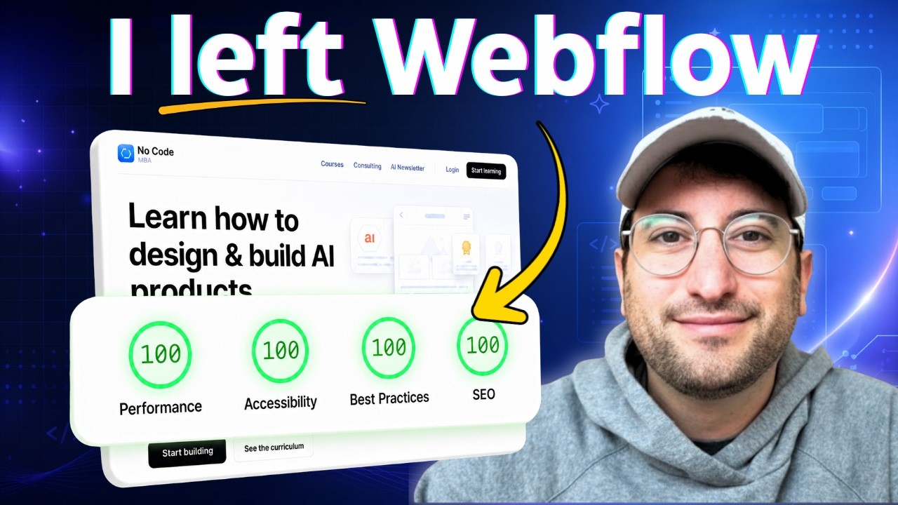 I left Webflow and vibe coded my website in 3 days (step-by-step guide)