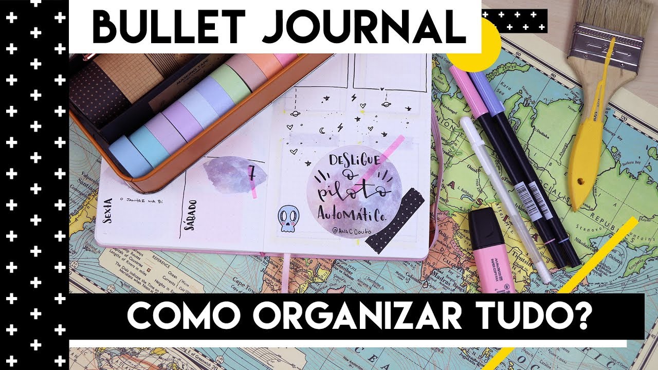 COMO ORGANIZAR SEU MATERIAL DE BULLET JOURNAL | by Aline Albino