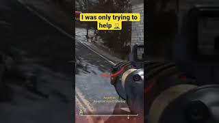 Fallout 76 | When they get in your way #fallout76 #fails #funny