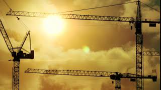 development background business growth crane construction sunset sky bv tv5 ol 2160  D