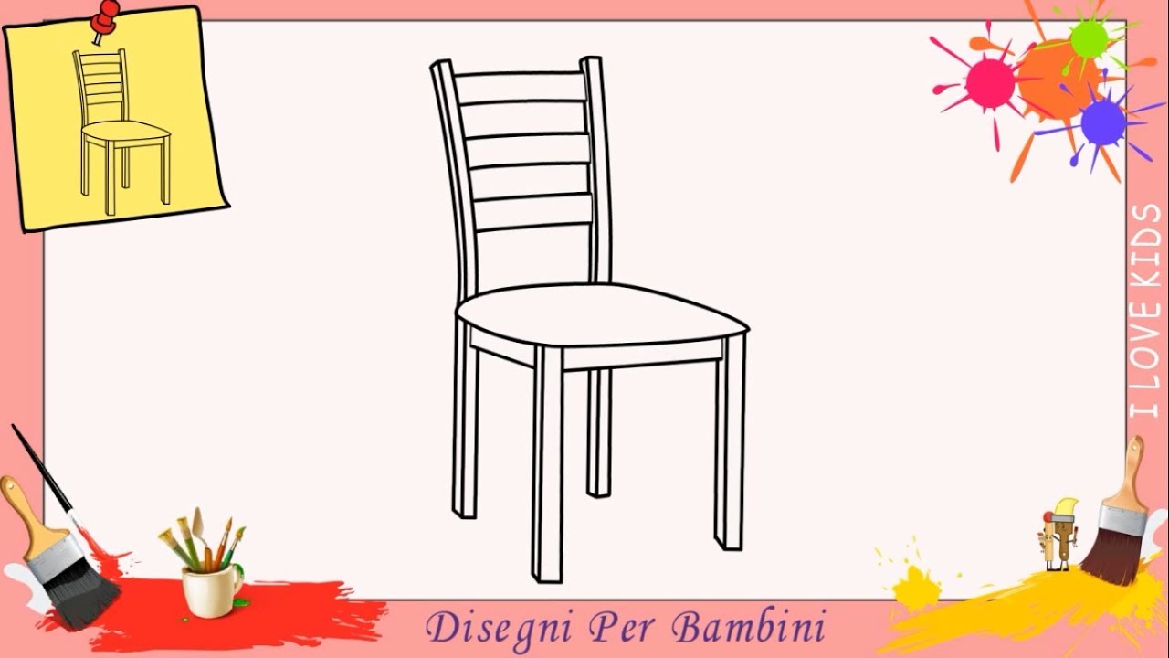 Come Disegnare Una Sedia Facile Passo Per Passo Per Bambini 2