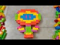 Satisfying DIY Lego Flower ASMR/ Building Blocks/block game/lego building fun#asmr#buildingblocks
