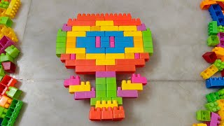 Satisfying DIY Lego Flower ASMR/ Building Blocks/block game/lego building fun#asmr#buildingblocks screenshot 4