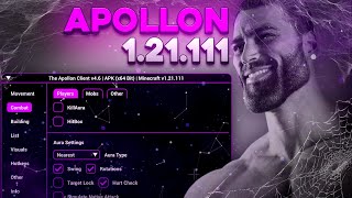 🔥 ¡APOLLON CLIENT 1.21.111! - 32/64 Bits | KILL AURA, X-RAY, HIT BOX UNLOCK ALL