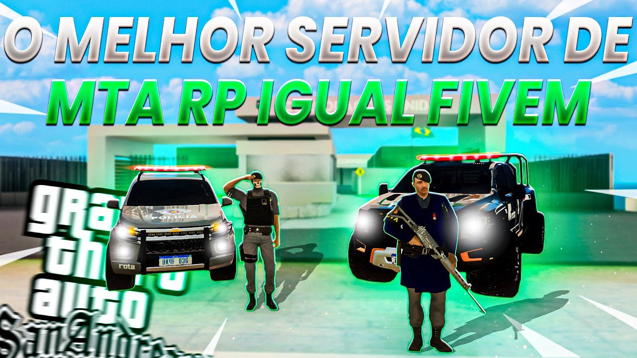 O Melhor SERVIDOR de MTA 2022! BRASIL VIDA TRANQUILA - GTA MTA RP
