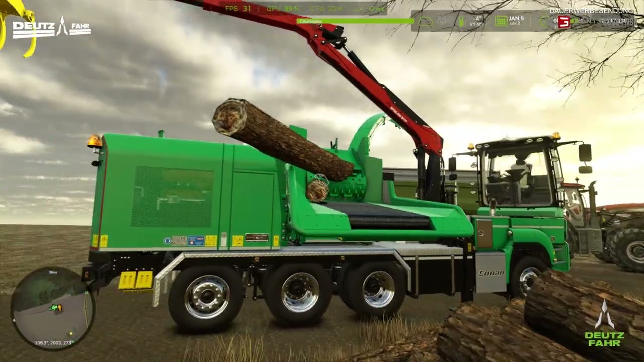 Einsatz für Marion: Hackschnitzel-Action auf dem Tannenhof! 🌲🪓