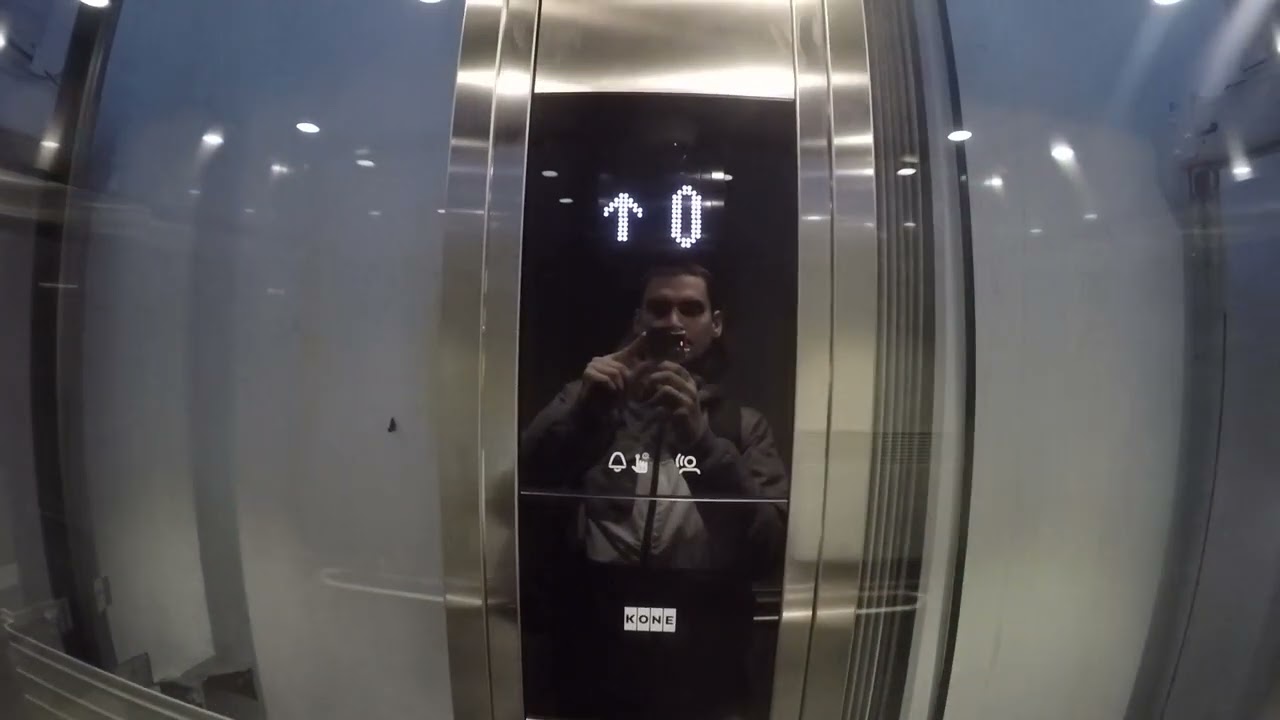 Elevator KONE MonoSpace 500 @ Poznań Głowny - (new) platform 1