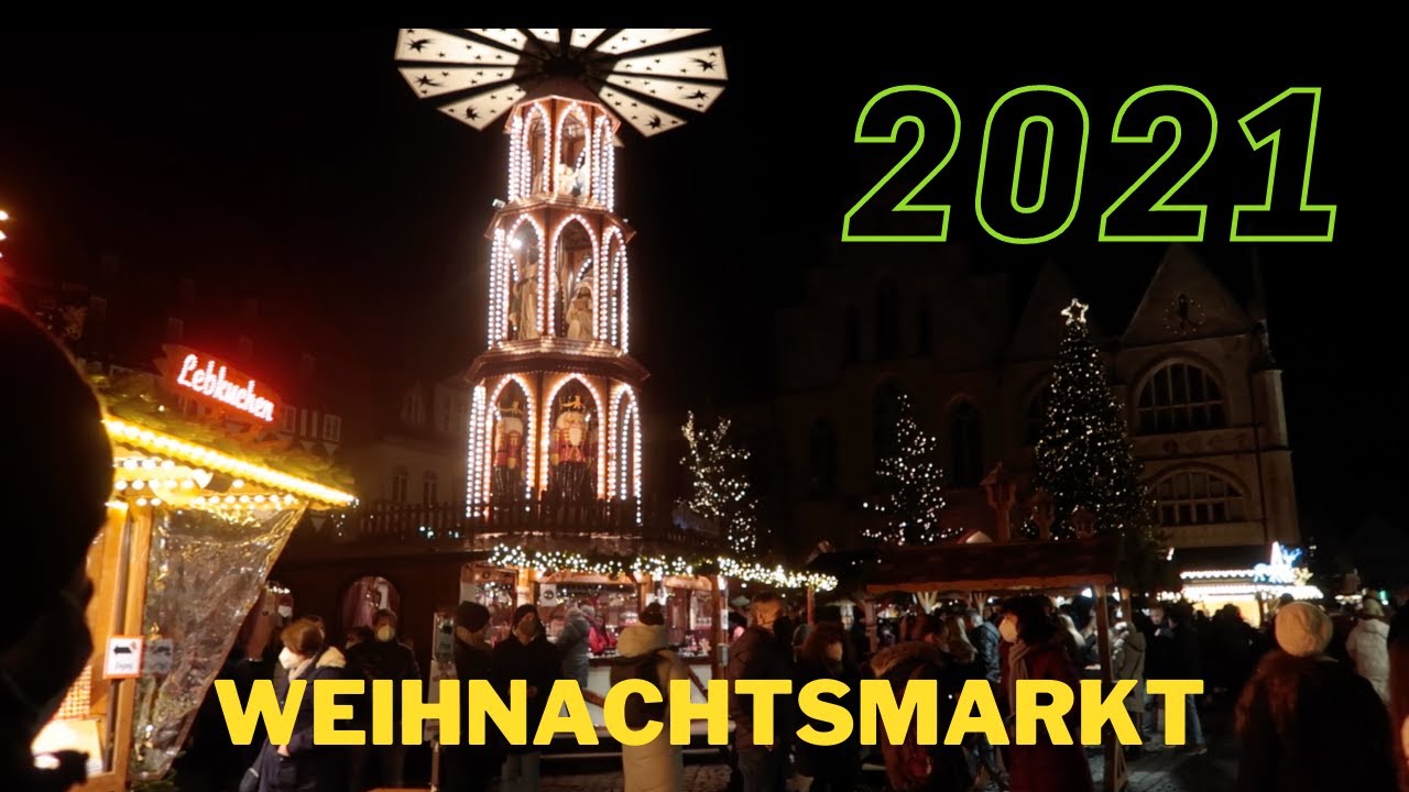German Christmas Market 2021 🎄 Weihnachtsmarkt Hildesheim 2021 YouTube