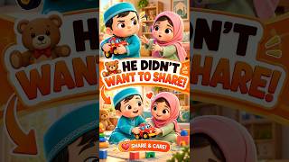🧸 He Didn't Want to Share! ❤️ | Islamic Story for Kids | Learn to Share | MHT Baby Quran