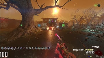 SMALL HALLOWEEN | ROUND 100 | SOLO | BO3 CUSTOM ZOMBIES | AAE MOD