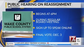 Final Wake County reassignment meeting set for Tuesday evening