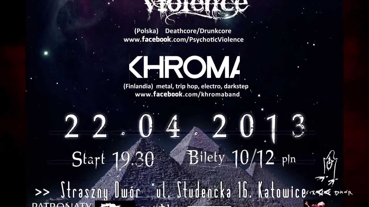 Watch KONCERT: THE KOREA (Rosja), DUST N BRUSH (Polska), KHROMA (Finlandia), PSYCHOTIC VIOLENCE (Polska) on YouTube Watch KONCERT: THE KOREA (Rosja), DUST N BRUSH (Polska), KHROMA (Finlandia), PSYCHOTIC VIOLENCE (Polska) on YouTube