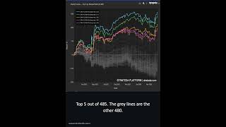 485 Parameter Combinations in 3D: The Landscape of a Trading Strategy