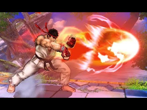 Ryu How to do the Shakunetsu Hadoken (Red Fire Ball) Super Smash Bros -  YouTube