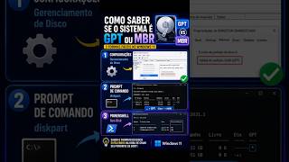 💻 Como Saber se Seu PC é GPT ou MBR no Windows 11 (3 Formas FÁCEIS)