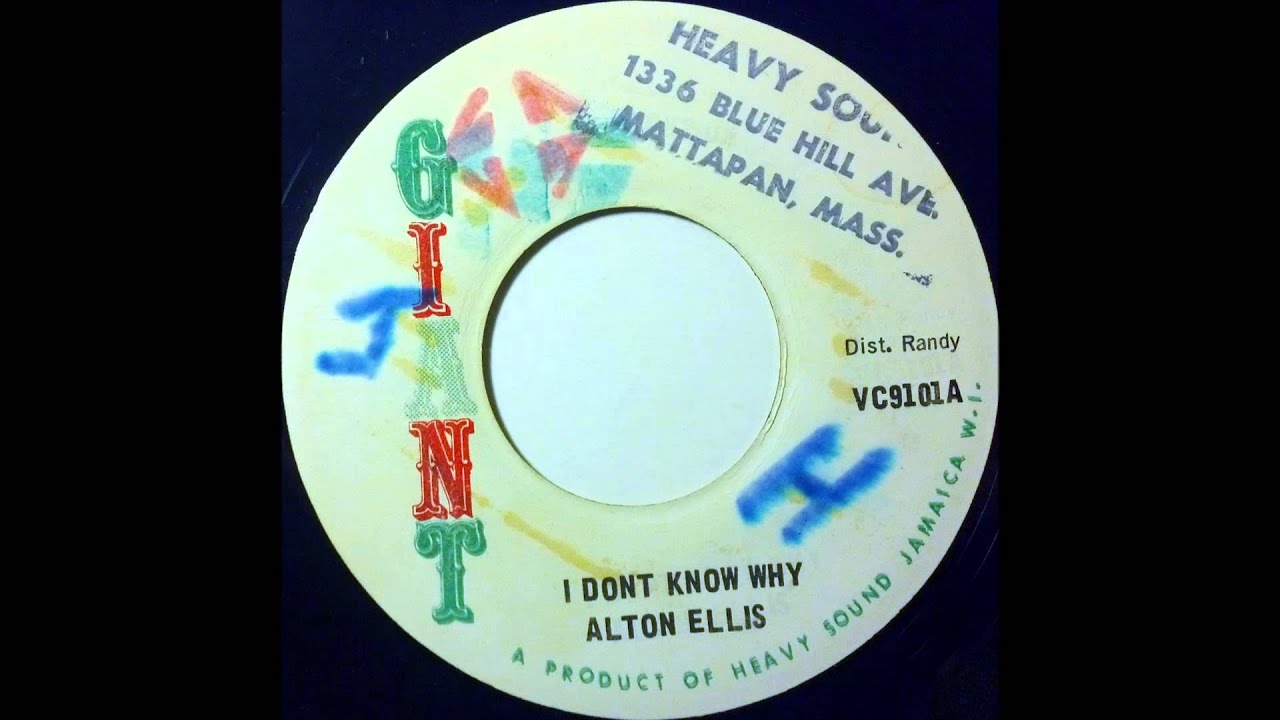 ALTON ELLIS - I Don't Know Why [c.1973] - YouTube