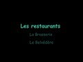 Les restaurants du Resort Barriere Ribeauvillé - YouTube