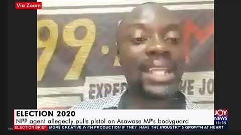 Election 2020: NPP agent allegedly pulls pistol on Asawase MP’s bodyguard (29-7-20)