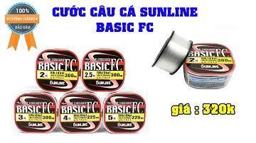 320k/ Cước Câu Cá Sunline Basic FC 300m Fluorocarbon chính hãng || A Cường 0982510555