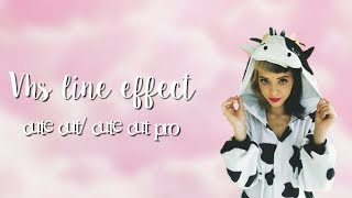 vhs line effect - cc/ccp