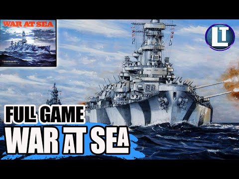 WAR At SEA FULL GAME Playthrough / Avalon Hill BOARDGAME