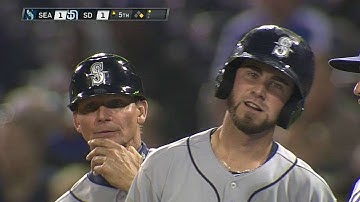 SEA@SD: Franklin lines single for first career hit