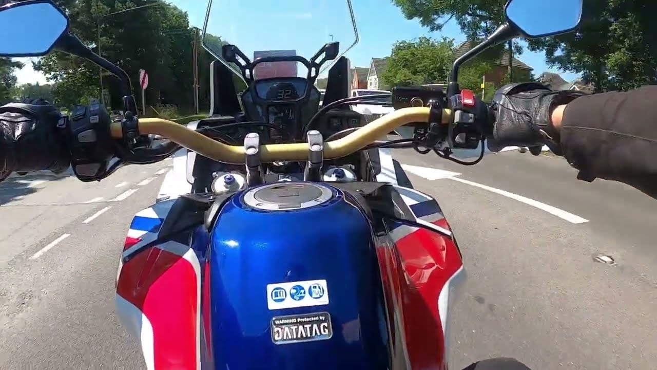 2017 Honda CRF1000L DCT Africa Twin Walkaround & Test Ride - YouTube