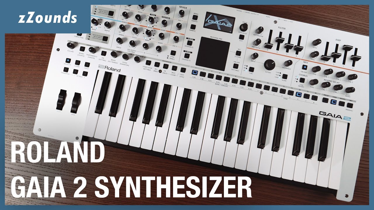 Roland GAIA 2 Synthesizer Demo | zZounds #rolandsynth #synthesizer