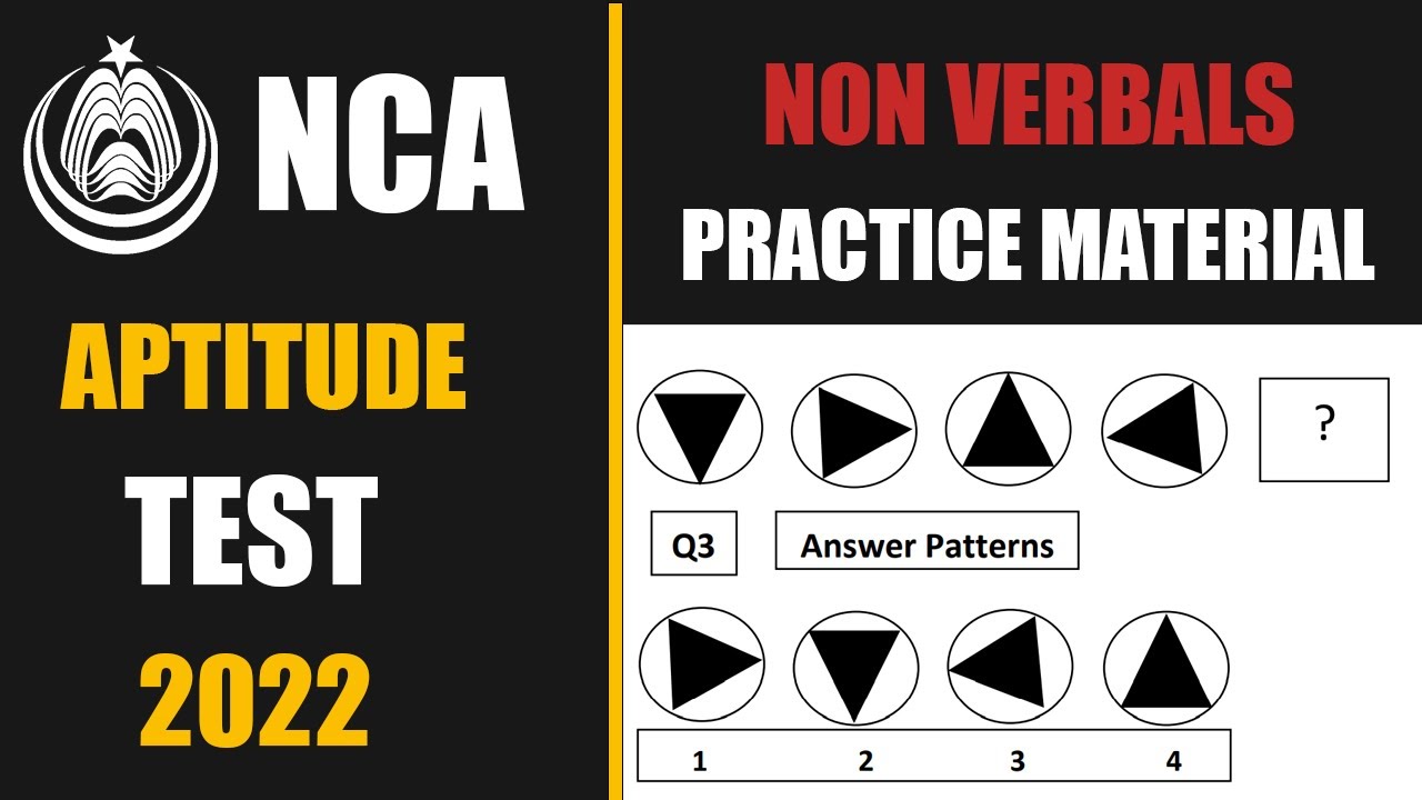 Nca Aptitude Test Sample