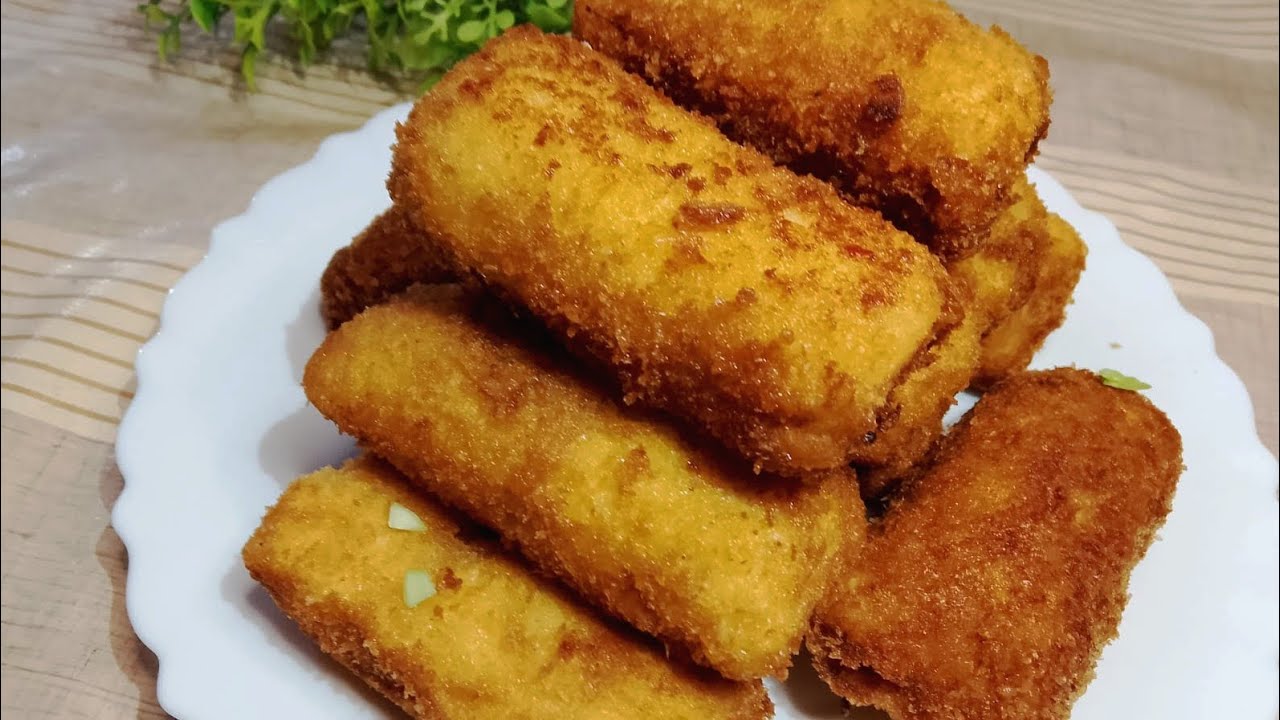 Creamy juicy crispy chicken bread roll recipe | Ramadan special recipe | Yasmin food secrets 