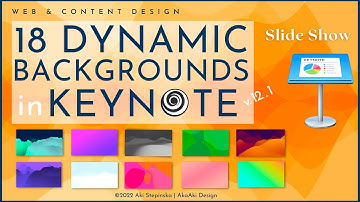 Keynote Dynamic Backgrounds Slide Show