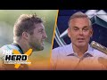 Tim Tebow is over in Jacksonville, talks the QB situation in New England — Colin | NFL | THE HERD