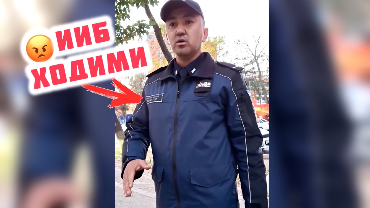 IIB xodimi bilan tortishuv! Bu yerda kim haq Ichki ishlar xodimi yoki fuqaro?