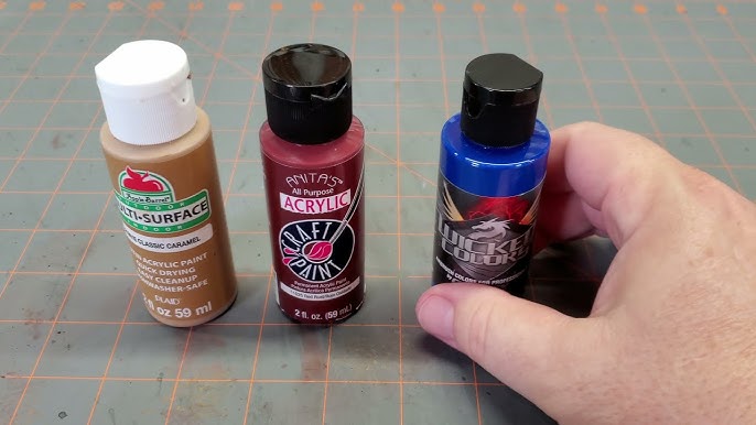 Scale Model Tips - Testing Cheap $1 Craft Store Acrylic Paint To