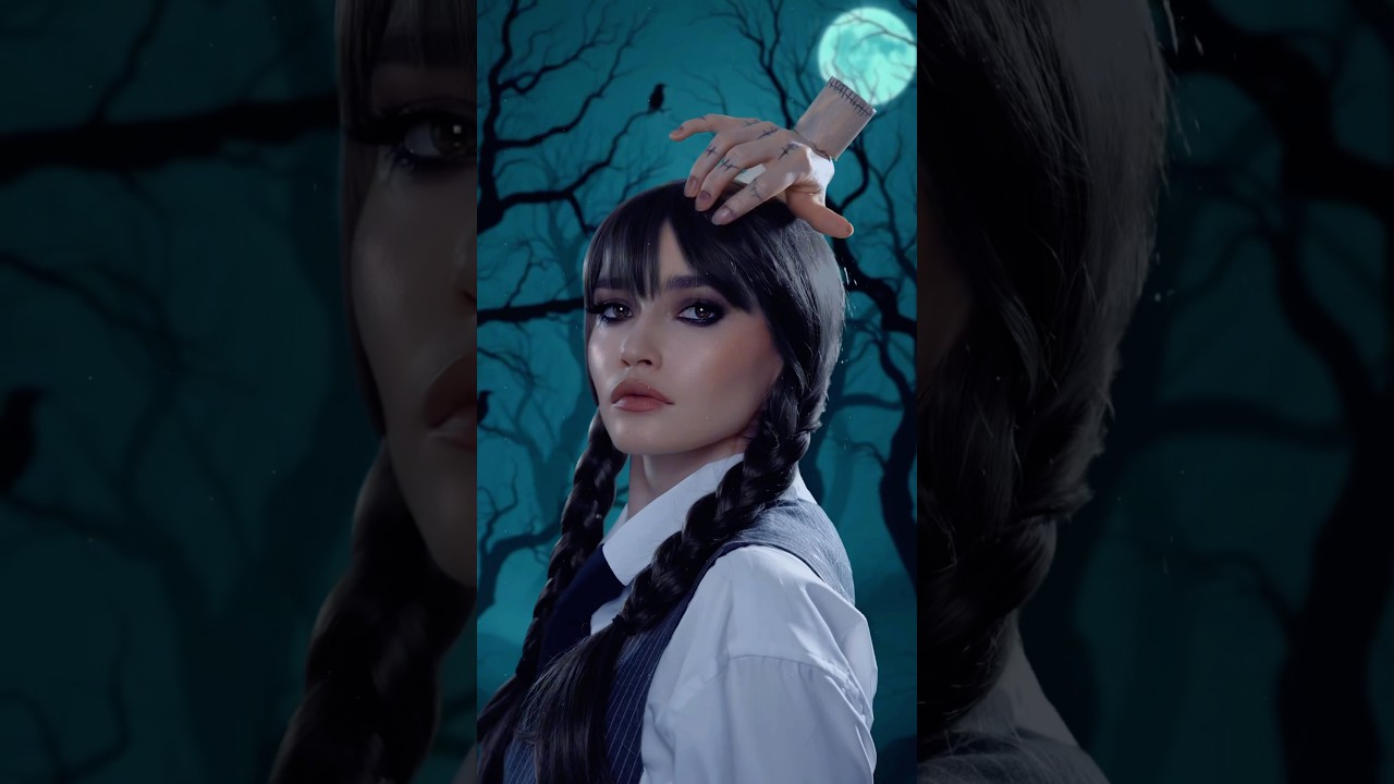 Wendsday Adams is here 🖤 