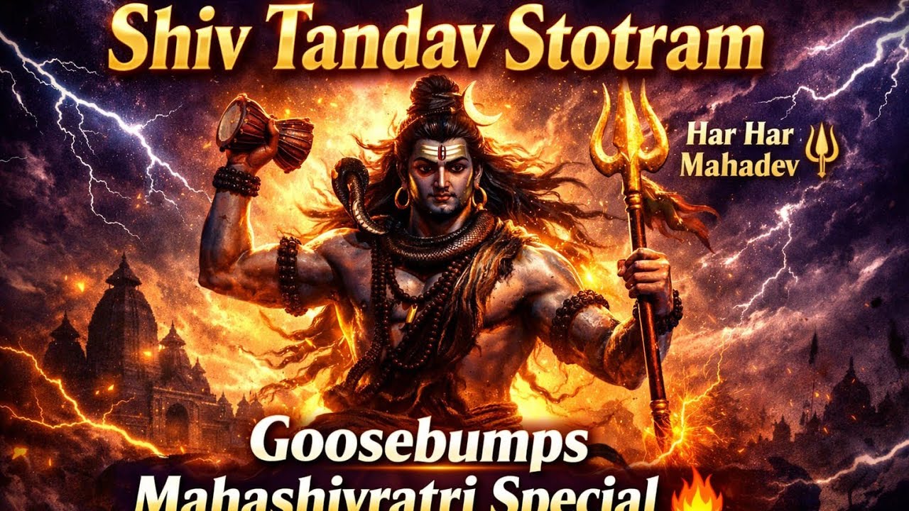 Shiv Tandav Stotram | Rudra Avatar | Maha Shivratri Powerful Chant | Goosebumps 🔥