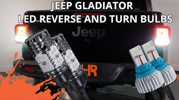Super Bright Jeep Gladiator LED Taillight and Reverse Bulbs Install - NO RESISTORS!