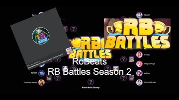 How to get the RoBeats RB Battles Season 2 badge! (Roblox RoBeats)