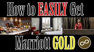 How to EASILY Get Marriott GOLD Elite Hotel Status