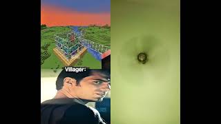 idiot villager 😅😂 #viral #minecraft #gaming
