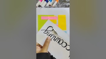 Easy cover design for accounting subject #coverdesign #stickynotes #papercraft #stationery