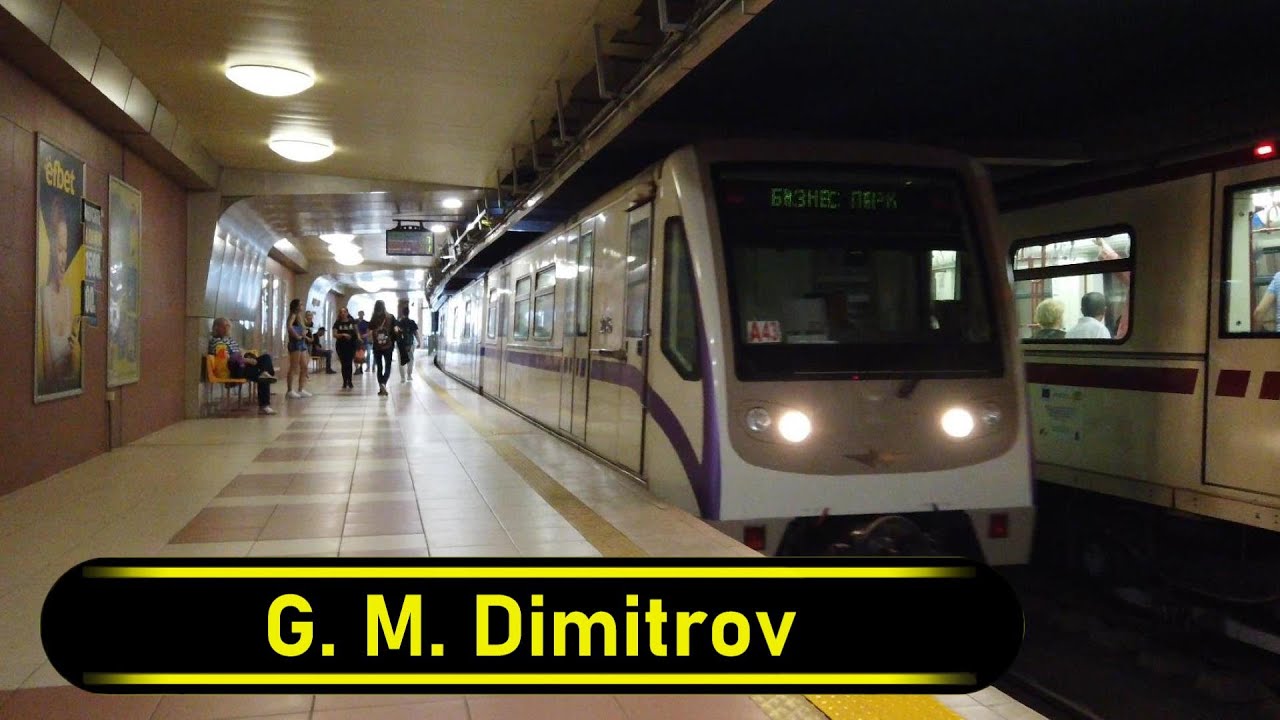 Metro Station G. M. Dimitrov - Sofia 🇧🇬 - Walkthrough 🚶