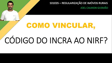 Como criar NIRF no CNIR?