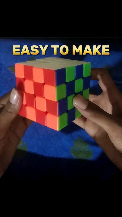 How to make checkerboard pattern on 4x4 Rubik's cube | - YouTube