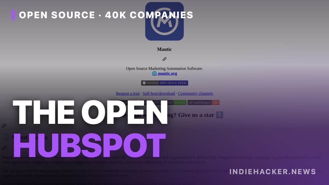 Someone open-sourced HubSpot (40,000 companies use it)