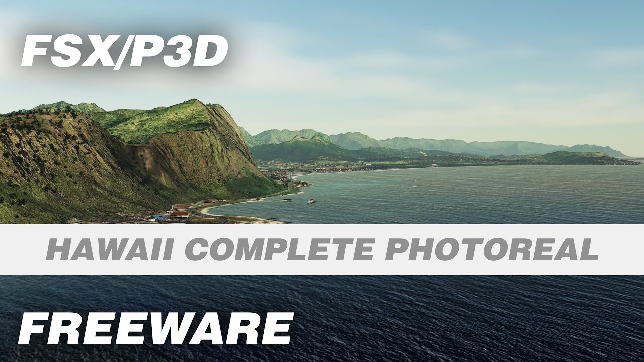 Preview for Hawaii Complete Photoreal & Airports Scenery